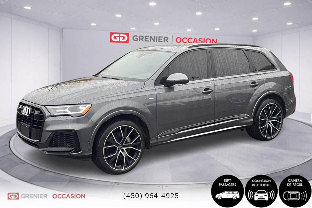 2022 Audi Q7 Progressiv S Line Bas Kilométrage in Terrebonne, Quebec - 5 - w1024h768px