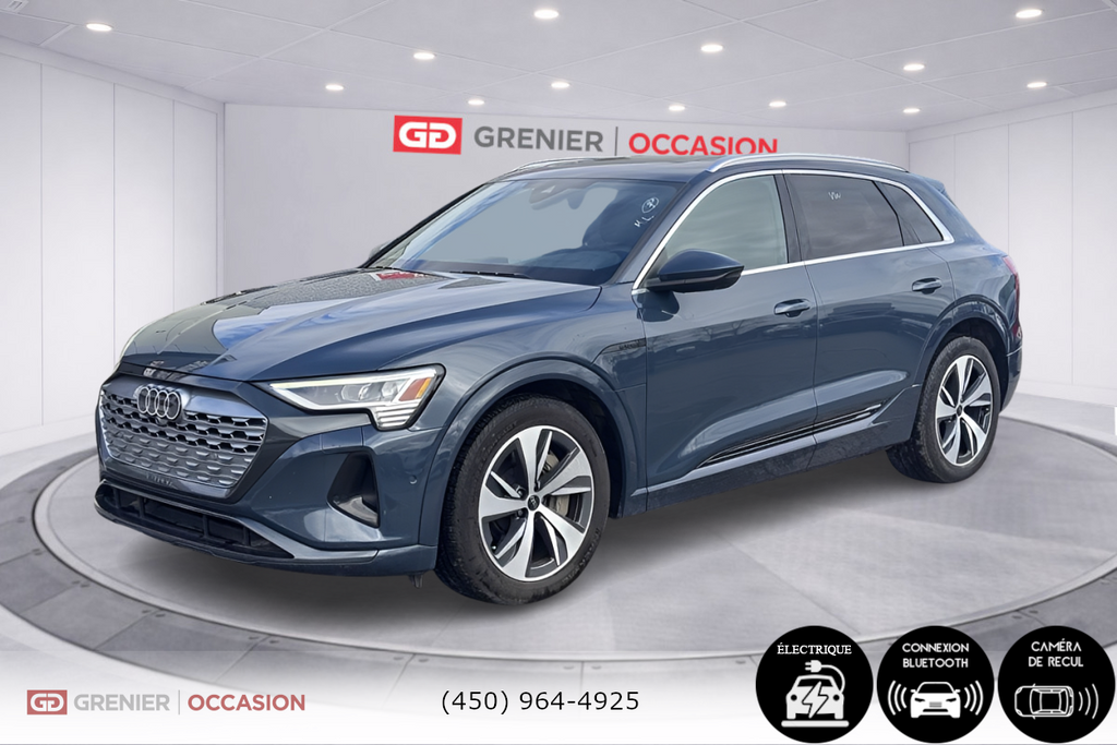 Audi Q8 e-tron Premium Cuir Toit Panoramique AWD 2024 à Terrebonne, Québec - 5 - w1024h768px