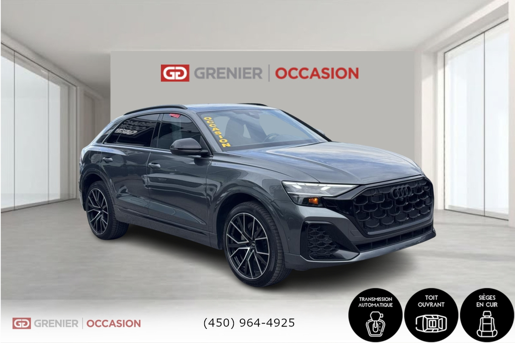 Audi Q8 Progressiv Cuir Toit Panoramique 2024 à Terrebonne, Québec - 1 - w1024h768px