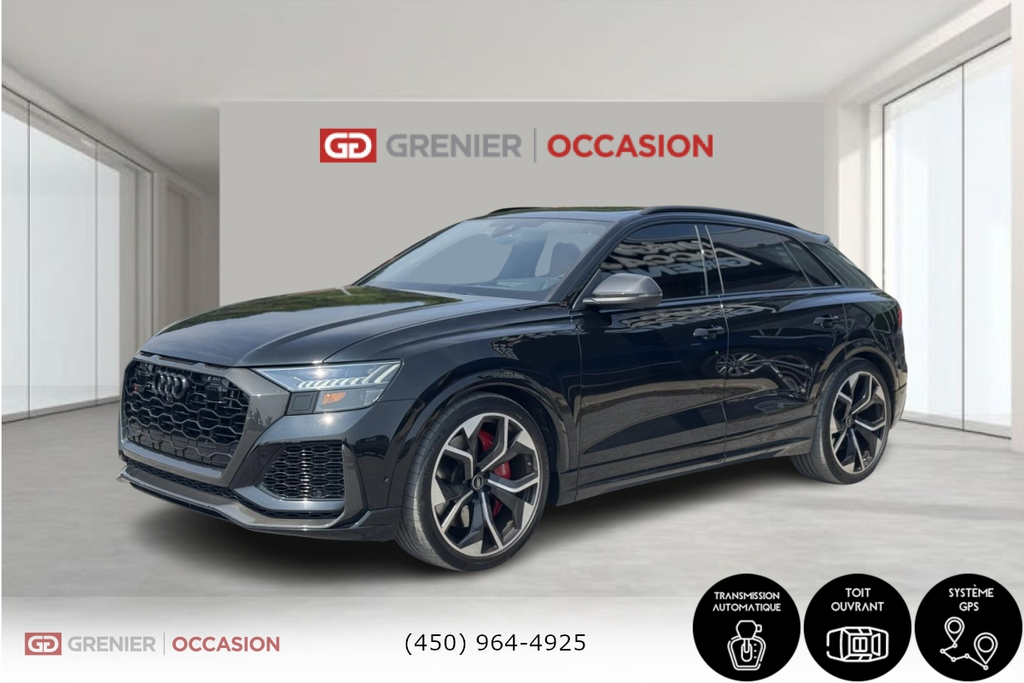 Audi RS Q8 Carbon Fiber Black Optic 23''  Bas Kilométrage 2022 à Terrebonne, Québec - 3 - w1024h768px
