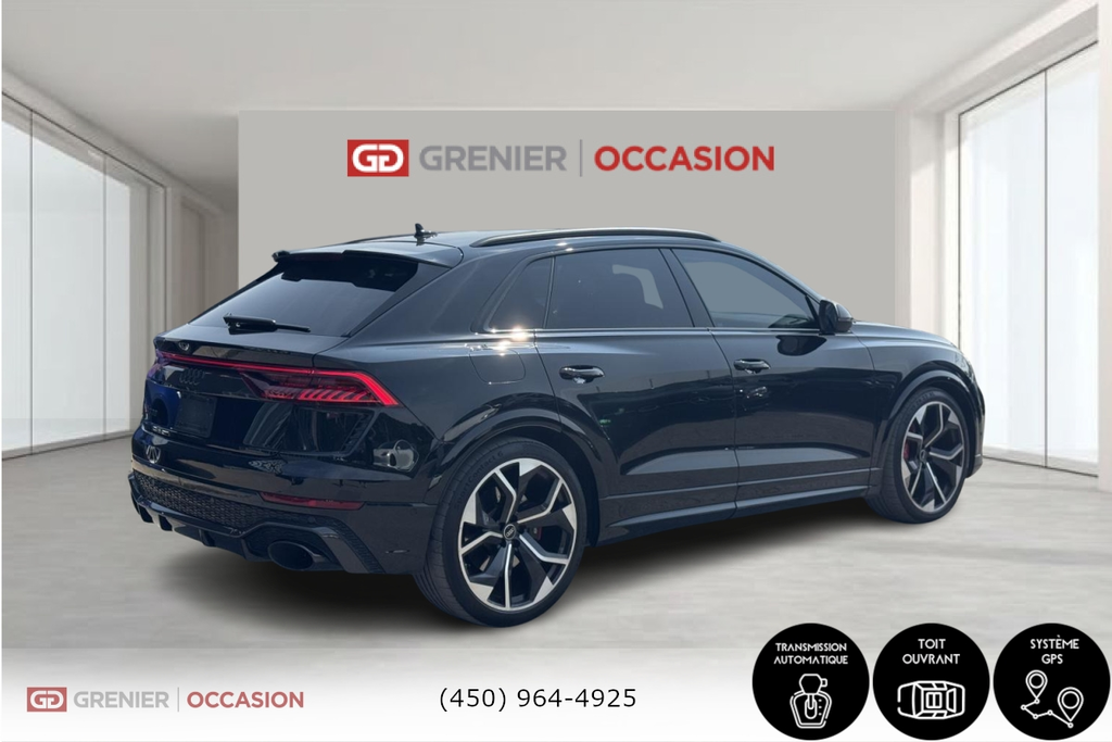 Audi RS Q8 Carbon Fiber Black Optic 23''  Bas Kilométrage 2022 à Terrebonne, Québec - 6 - w1024h768px
