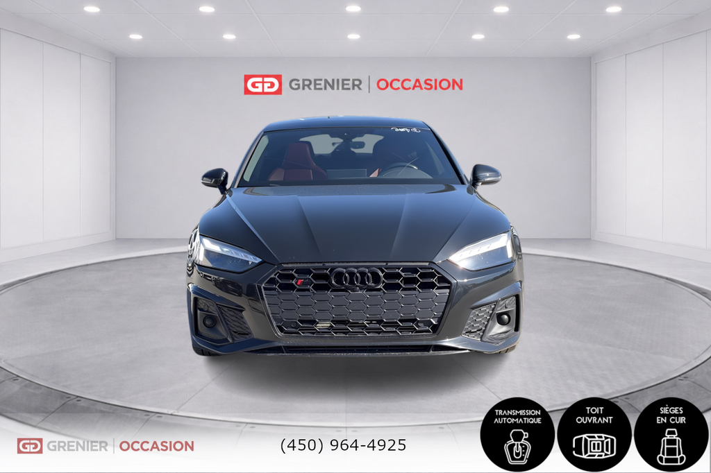 Audi s5 Sportback Progressiv intérieur Rouge 2022 à Terrebonne, Québec - 2 - w1024h768px