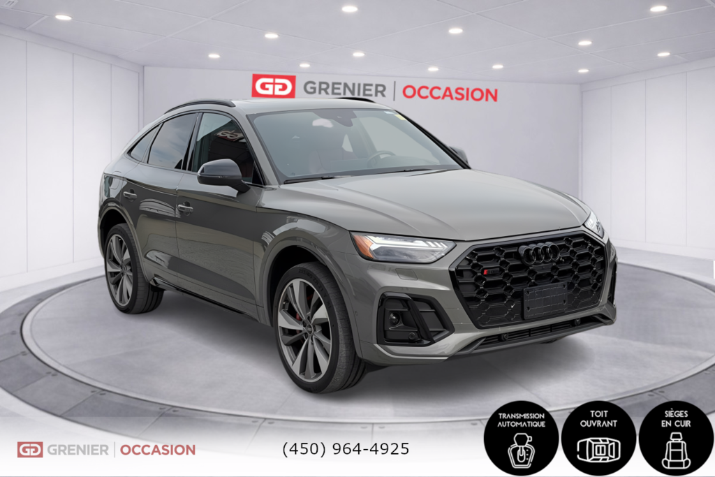 2023 Audi SQ5 Sportback Technik Cuir Rouge Bas Kilométrage in Terrebonne, Quebec - 1 - w1024h768px
