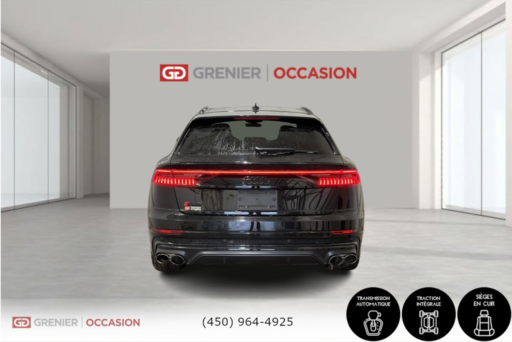 2022 Audi SQ8 Technik Black Optic Cuir Rouge in Terrebonne, Quebec - 5 - w1024h768px
