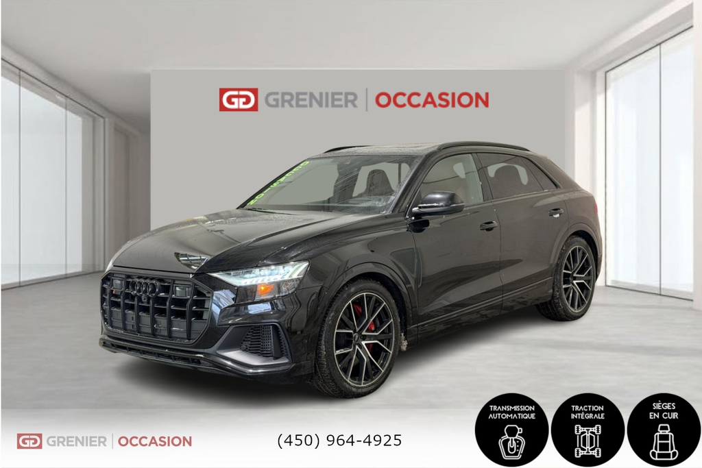 2022 Audi SQ8 Technik Black Optic Cuir Rouge in Terrebonne, Quebec - 3 - w1024h768px