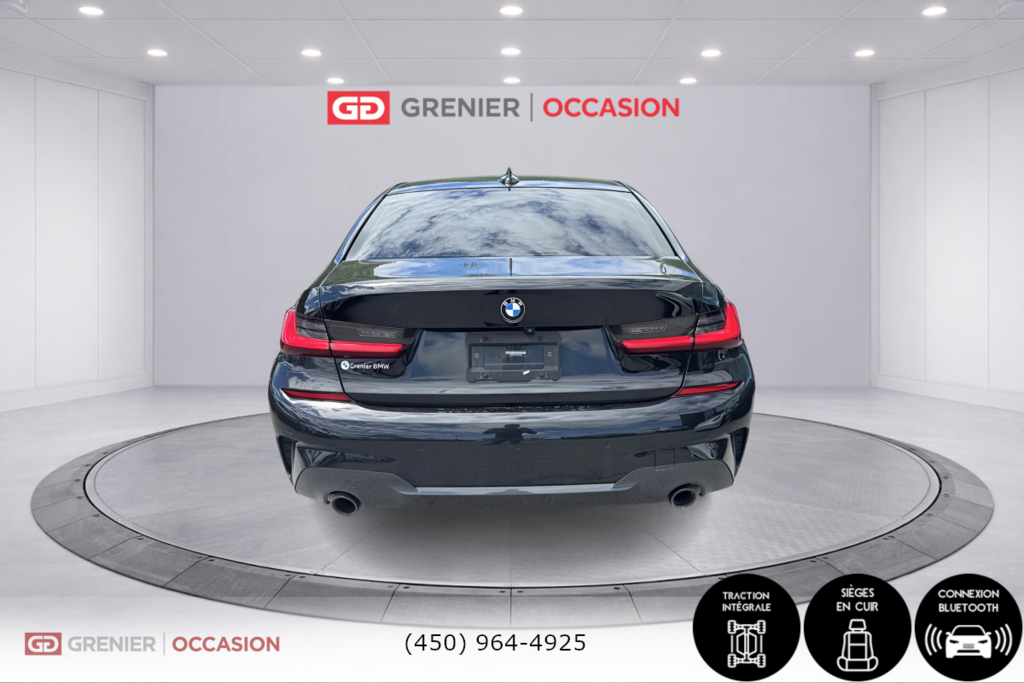 BMW 3 Series 330i xDrive M Package Intérieur Rouge Bas Kilo 2021 à Terrebonne, Québec - 3 - w1024h768px