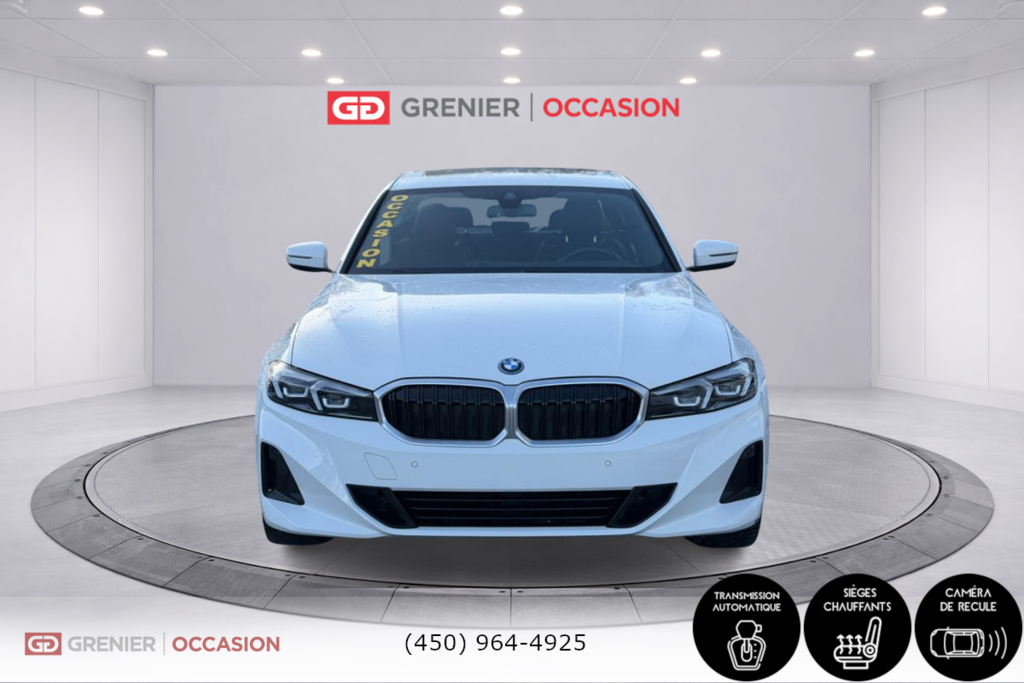 BMW 3 Series 330e xDrive Cuir Toit Ouvrant Bas Kilométrage 2023 à Terrebonne, Québec - 2 - w1024h768px