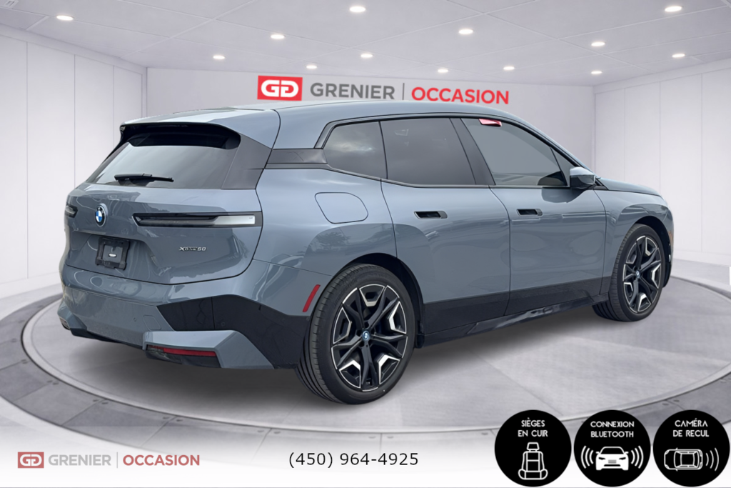 2022 BMW iX xDrive50 Bas Kilométrage AWD in Terrebonne, Quebec - 2 - w1024h768px