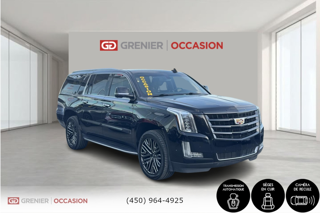 Cadillac Escalade ESV Cuir Navigation 2018 à Terrebonne, Québec - 1 - w1024h768px