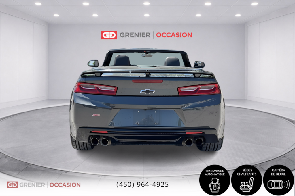 2018 Chevrolet Camaro 1SS Convertible Bas Kilo échappement 2 modes in Terrebonne, Quebec - 5 - w1024h768px