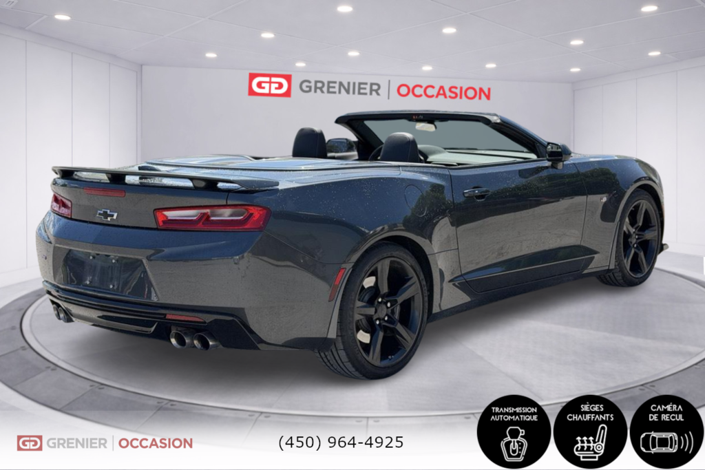 2018 Chevrolet Camaro 1SS Convertible Bas Kilo échappement 2 modes in Terrebonne, Quebec - 6 - w1024h768px