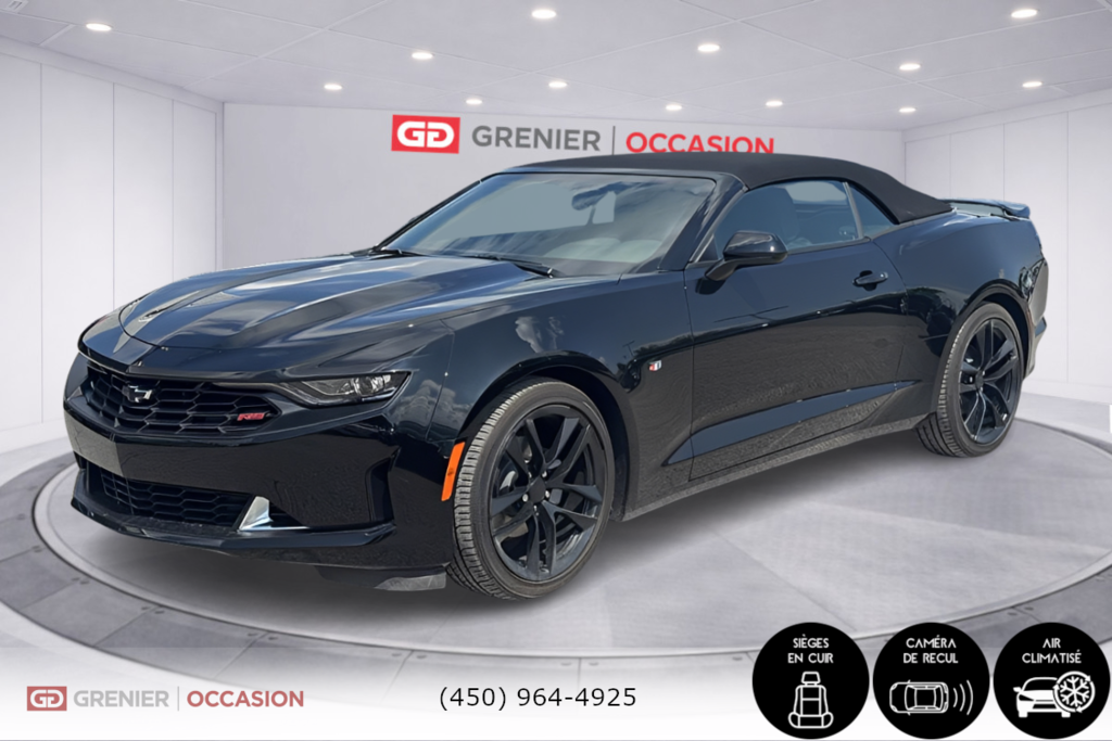 2023 Chevrolet Camaro 1LT RS Convertible Bas Kilométrage in Terrebonne, Quebec - 5 - w1024h768px