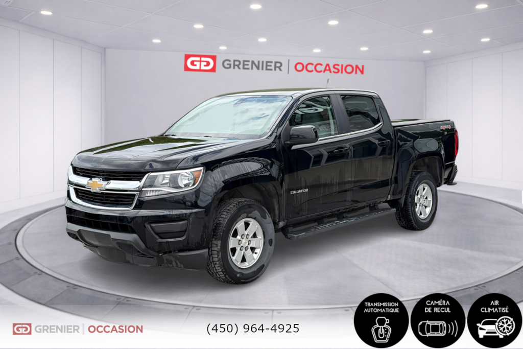 Chevrolet Colorado 4WD Work Truck Crew Cab V6 Bas Kilométrage 2019 à Terrebonne, Québec - 3 - w1024h768px