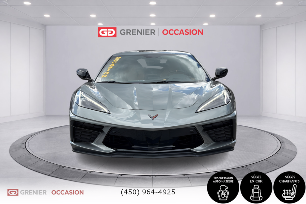 2022 Chevrolet Corvette 2LT Z51 Bas Kilométrage in Terrebonne, Quebec - 2 - w1024h768px