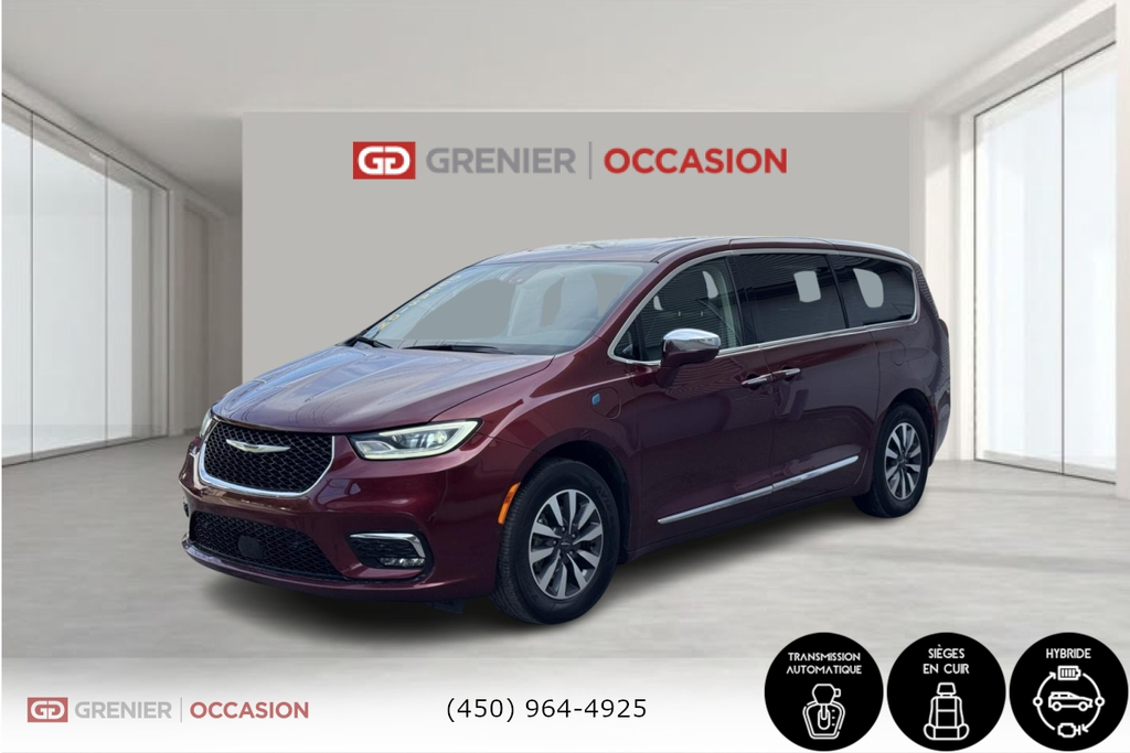 Chrysler Pacifica Hybrid Limited hybrid, sieges ventile et chaufant 2022 à Terrebonne, Québec - 3 - w1024h768px