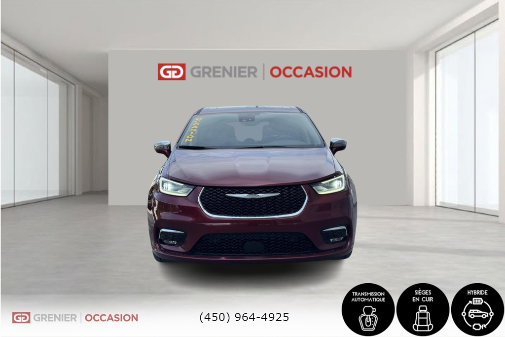 Chrysler Pacifica Hybrid Limited hybrid, sieges ventile et chaufant 2022 à Terrebonne, Québec - 2 - w1024h768px