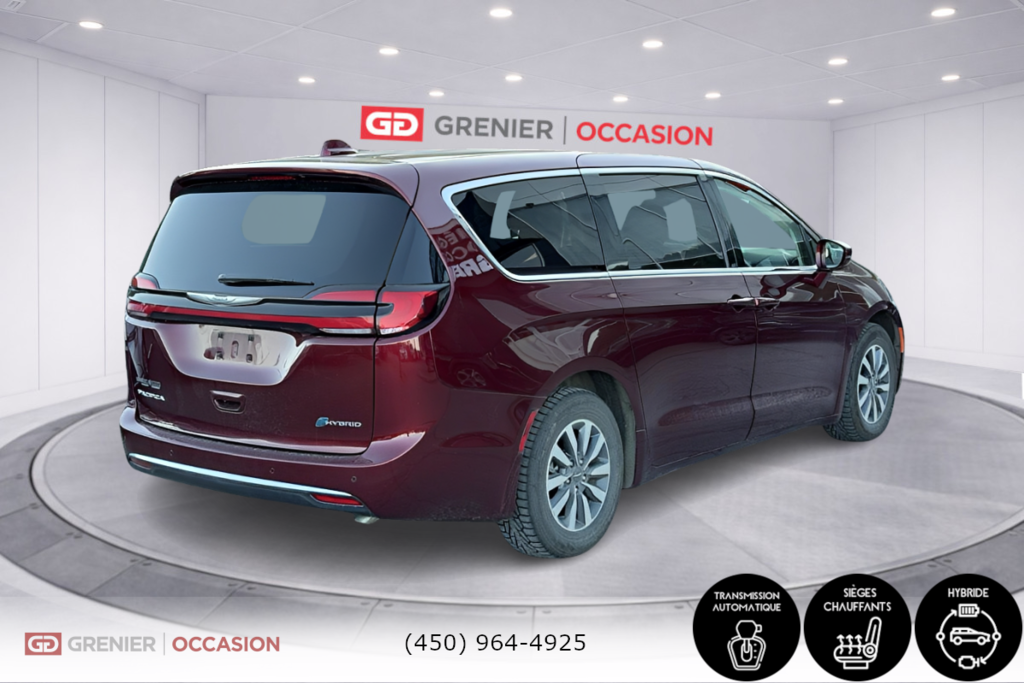 2022 Chrysler Pacifica Hybrid Touring L Cuir Bas Kilométrage in Terrebonne, Quebec - 6 - w1024h768px