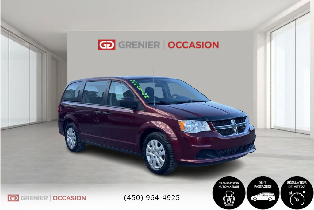 2018 Dodge Grand Caravan Canada Value Package Bas Kilométrage in Terrebonne, Quebec - 1 - w1024h768px