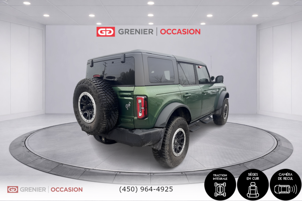 Ford Bronco Outer Banks Sasquatch Bas Kilométrage 2023 à Terrebonne, Québec - 2 - w1024h768px