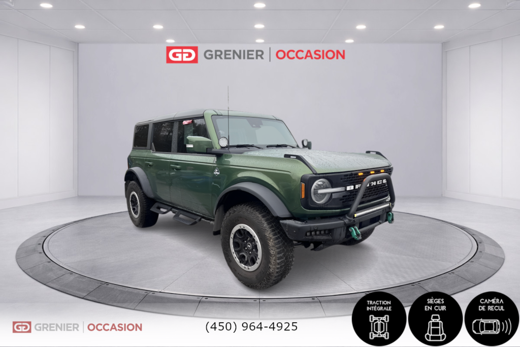 Ford Bronco Outer Banks Sasquatch Bas Kilométrage 2023 à Terrebonne, Québec - 1 - w1024h768px