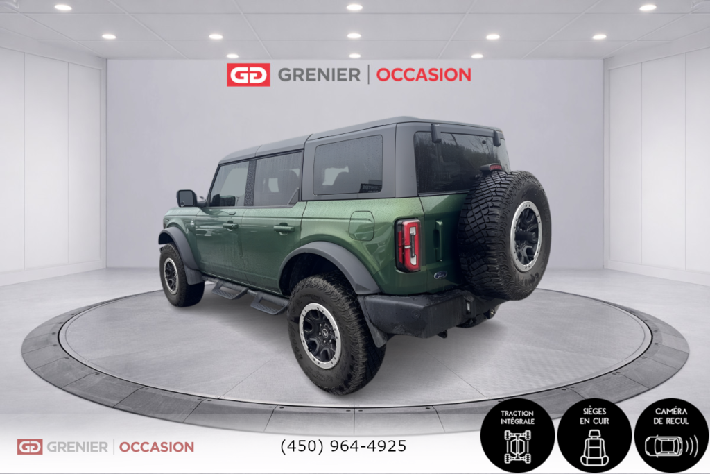 Ford Bronco Outer Banks Sasquatch Bas Kilométrage 2023 à Terrebonne, Québec - 4 - w1024h768px