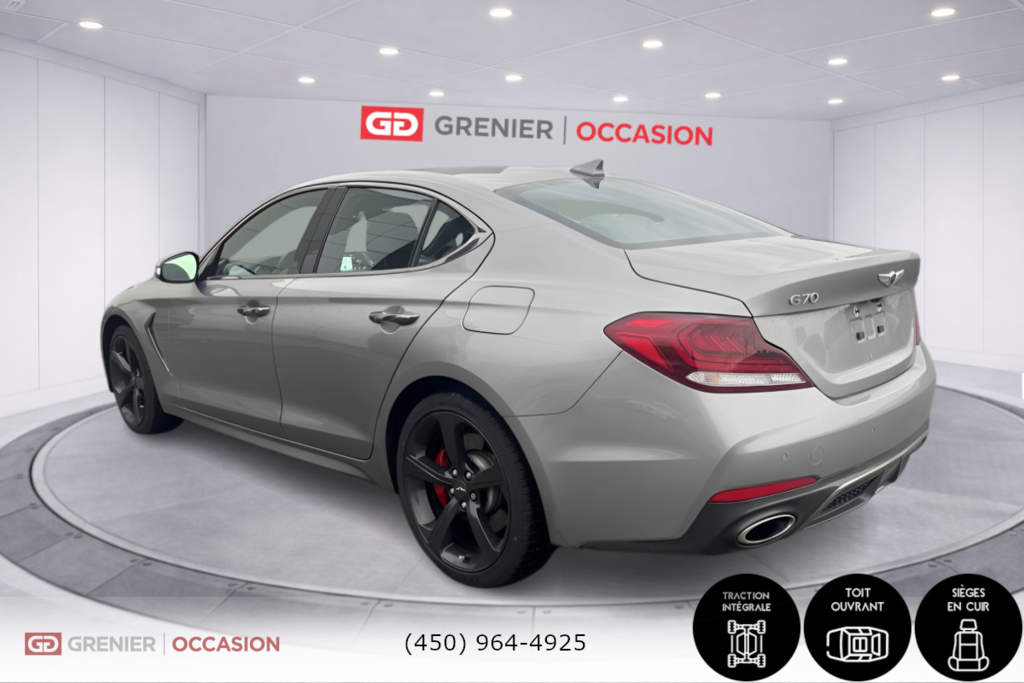 2021 GENESIS G70 3.3T Sport Cuir Toit Ouvrant in Terrebonne, Quebec - 4 - w1024h768px