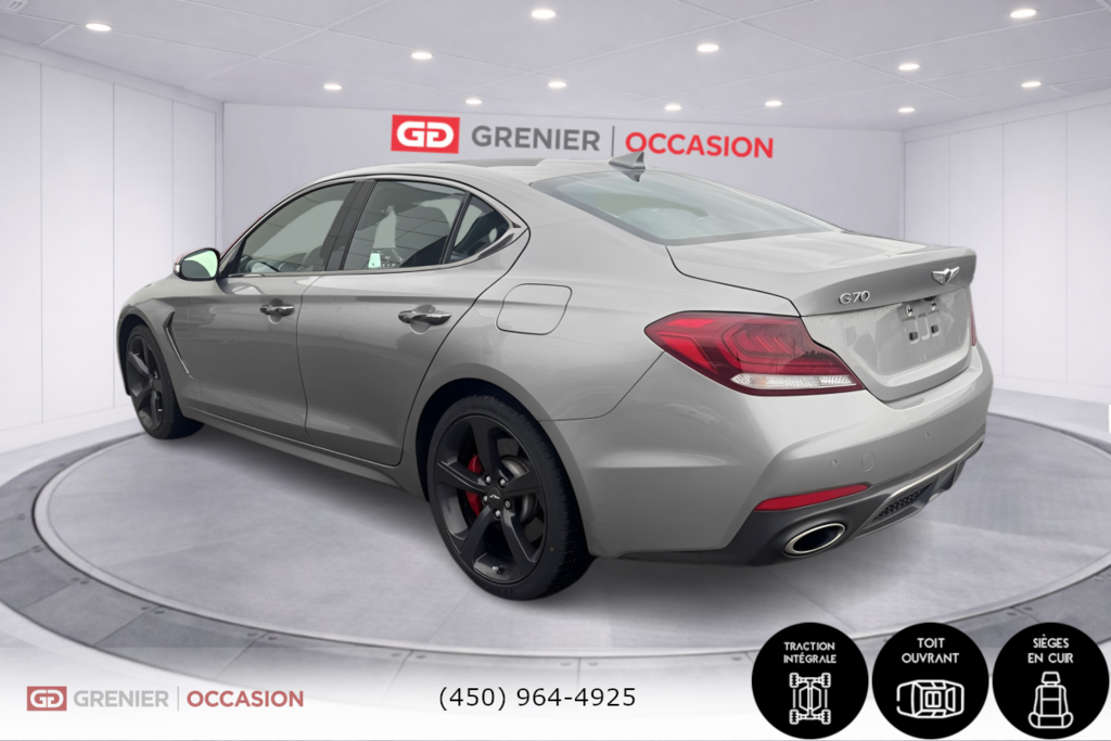 GENESIS G70 3.3T Sport Cuir Toit Ouvrant 2021 à Terrebonne, Québec - 4 - w1024h768px