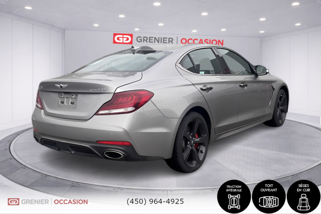 GENESIS G70 3.3T Sport Cuir Toit Ouvrant 2021 à Terrebonne, Québec - 2 - w1024h768px