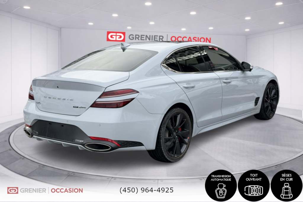 2022 GENESIS G70 3.3T Sport AWD Toit panoramique Cuir rouge in Terrebonne, Quebec - 6 - w1024h768px