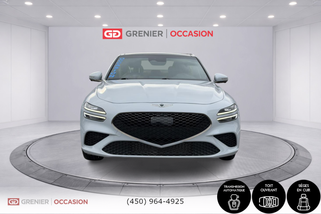 2022 GENESIS G70 3.3T Sport AWD Toit panoramique Cuir rouge in Terrebonne, Quebec - 2 - w1024h768px