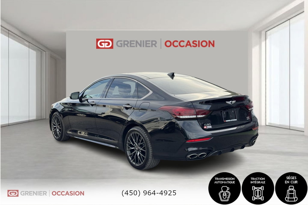 2020 GENESIS G80 3.3T Sport AWD Cuir 3.3T in Terrebonne, Quebec - 4 - w1024h768px