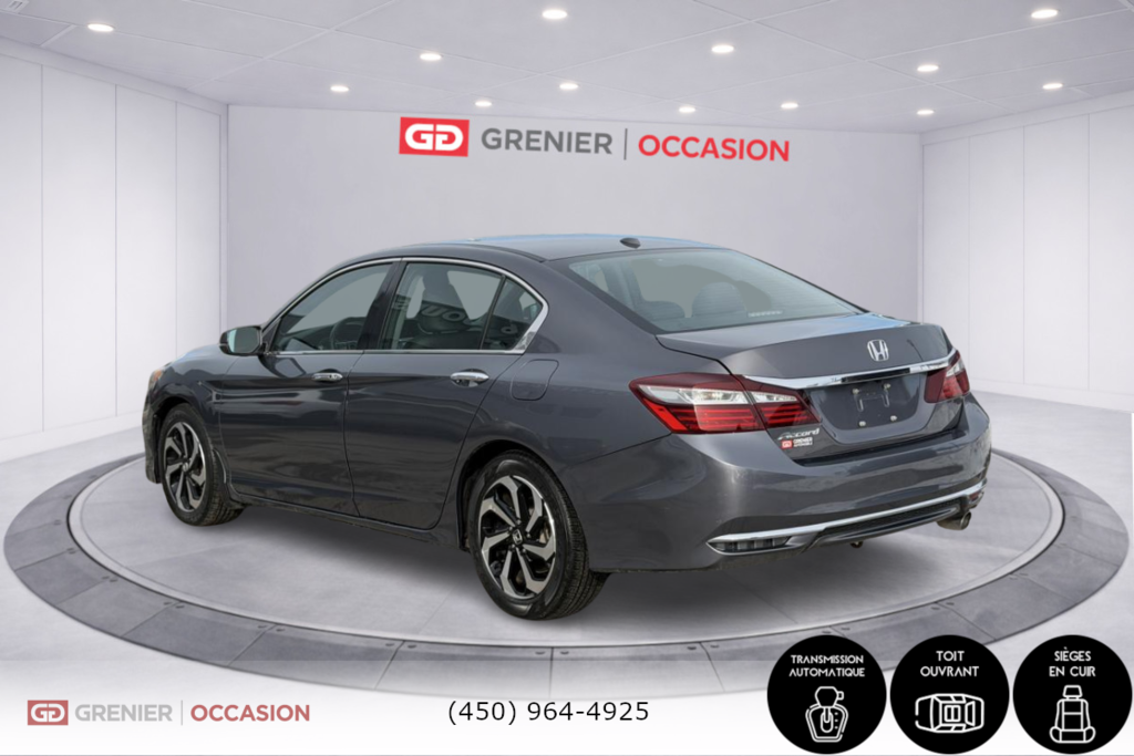 2016 Honda ACCORD EX-L Cuir Toit Ouvrant Bas Kilométrage in Terrebonne, Quebec - 4 - w1024h768px