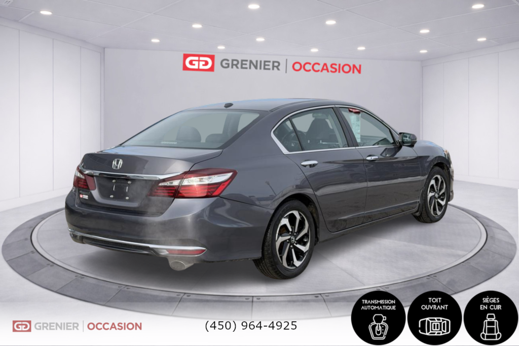 2016 Honda ACCORD EX-L Cuir Toit Ouvrant Bas Kilométrage in Terrebonne, Quebec - 6 - w1024h768px