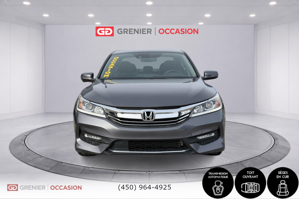 2016 Honda ACCORD EX-L Cuir Toit Ouvrant Bas Kilométrage in Terrebonne, Quebec - 2 - w1024h768px