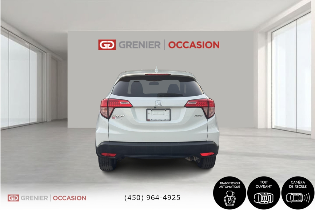 Honda HR-V EX AWD Toit Ouvrant Caméra De Recul 2017 à Terrebonne, Québec - 5 - w1024h768px