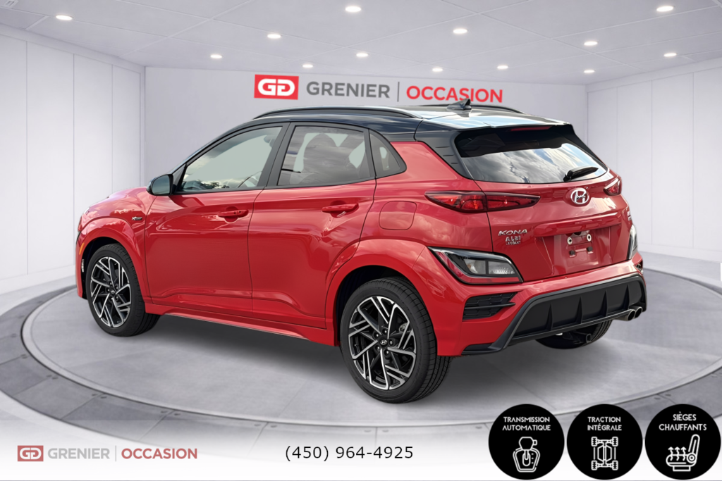2023 Hyundai Kona N Line AWD Bas Kilométrage in Terrebonne, Quebec - 4 - w1024h768px