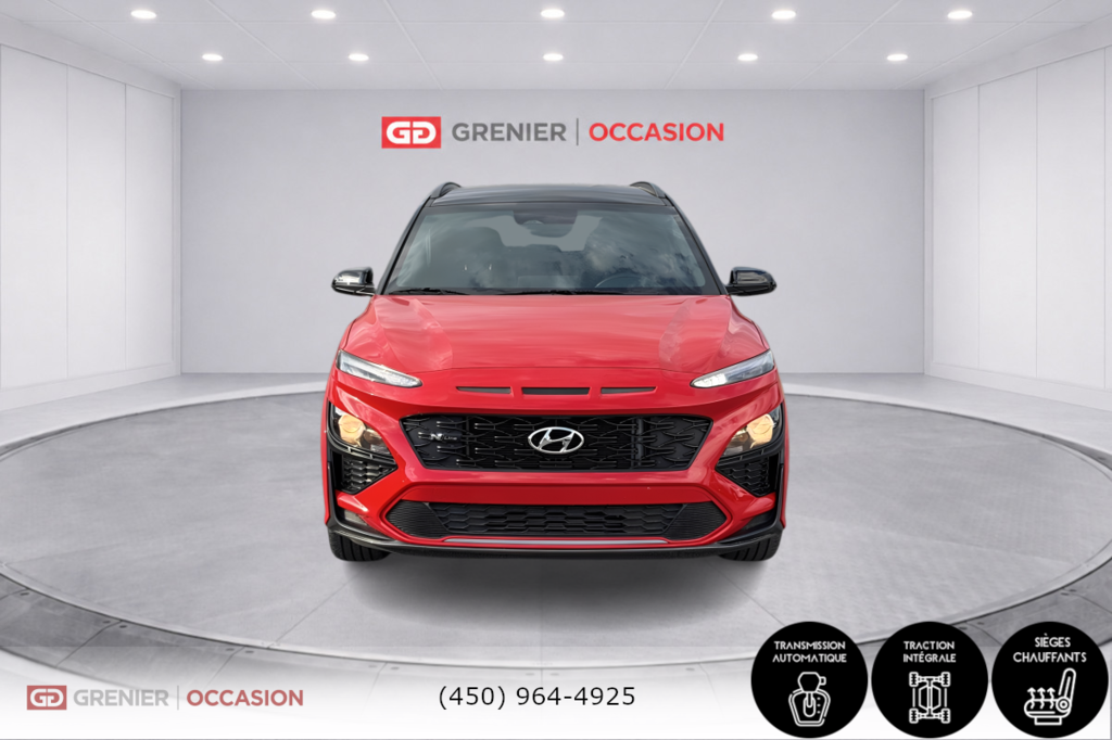2023 Hyundai Kona N Line AWD Bas Kilométrage in Terrebonne, Quebec - 2 - w1024h768px