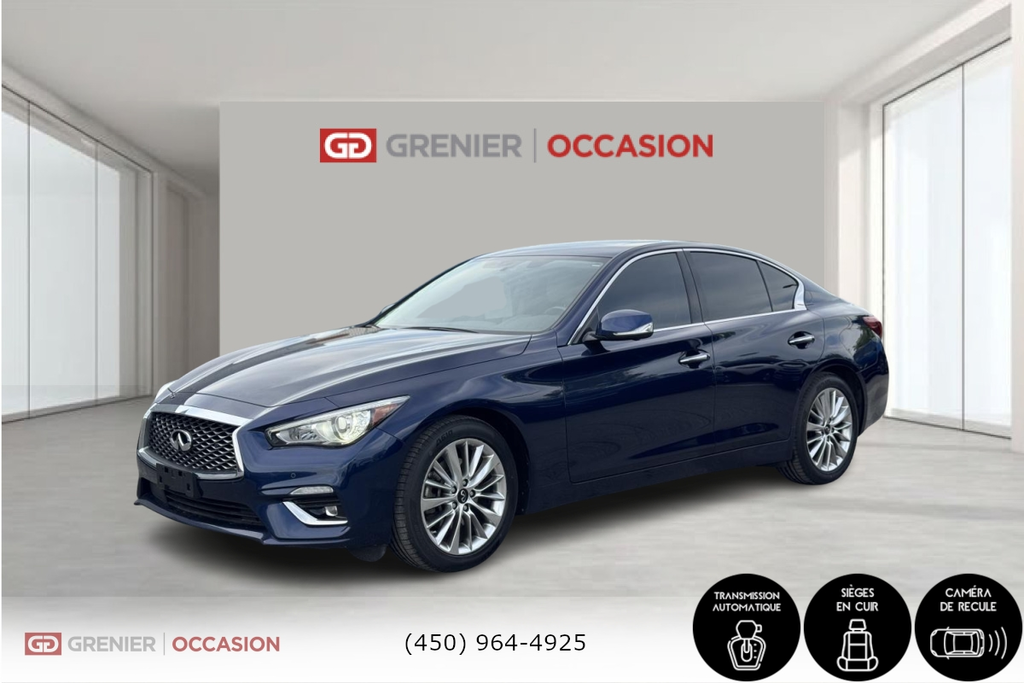 2021 Infiniti Q50 Luxe Cuir AWD Toit Ouvrant 3.0 in Terrebonne, Quebec - 3 - w1024h768px