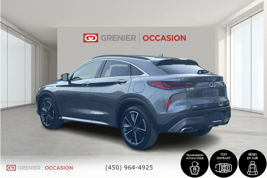 2021 Infiniti QX55 LUXE Système de Navigation, AWD in Terrebonne, Quebec - 4 - w1024h768px