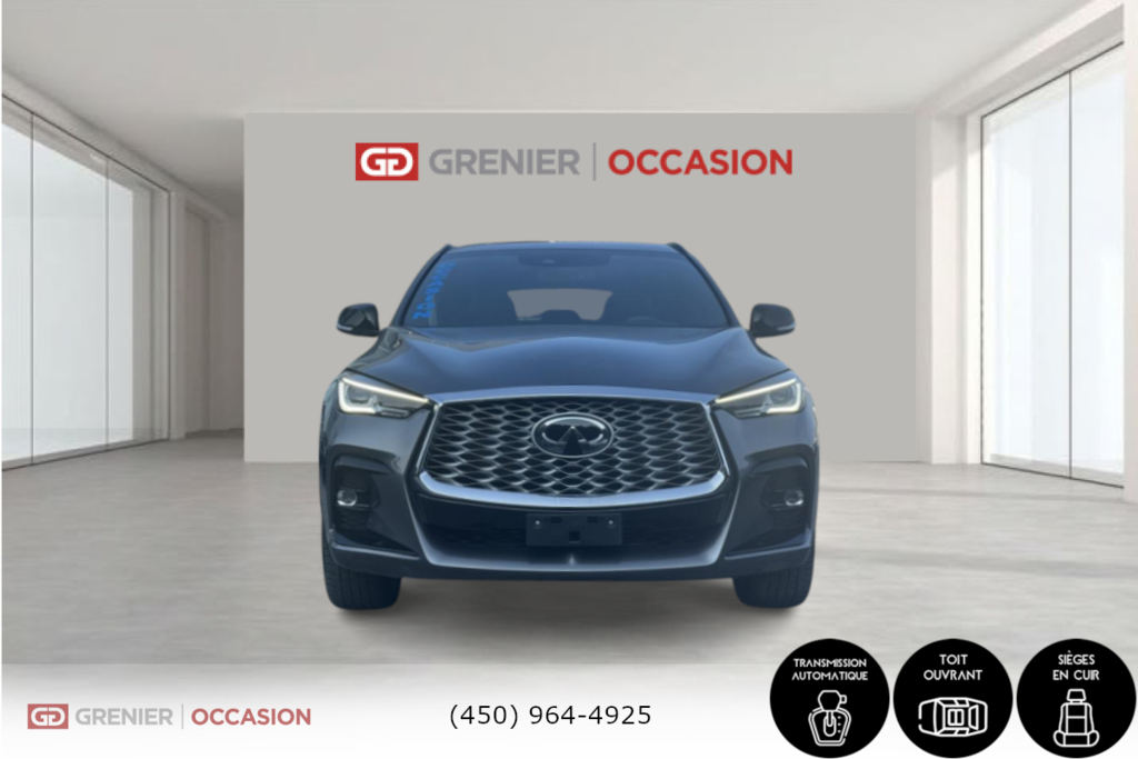 2021 Infiniti QX55 LUXE Système de Navigation, AWD in Terrebonne, Quebec - 2 - w1024h768px
