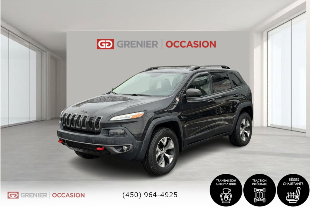 Jeep Cherokee Trailhawk 4x4 V6 2015 à Terrebonne, Québec - 3 - w1024h768px