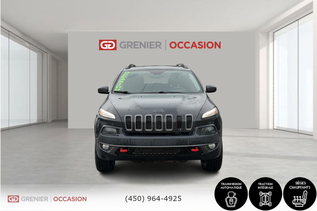 Jeep Cherokee Trailhawk 4x4 V6 2015 à Terrebonne, Québec - 2 - w1024h768px
