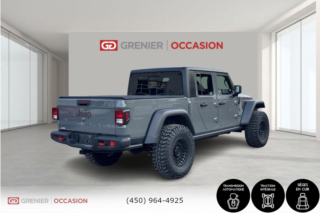 Jeep Gladiator Rubicon Cuir Pneus 37'' Look WoW Bas Kilométrage 2023 à Terrebonne, Québec - 6 - w1024h768px