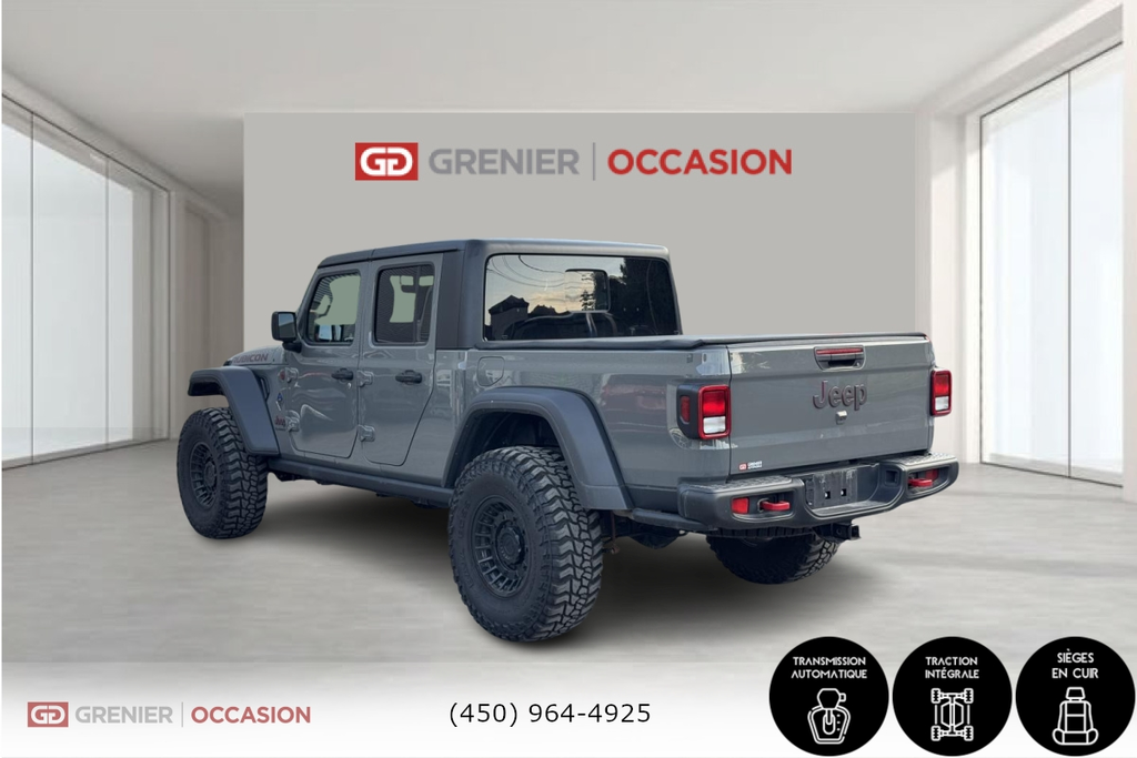 Jeep Gladiator Rubicon Cuir Pneus 37'' Look WoW Bas Kilométrage 2023 à Terrebonne, Québec - 4 - w1024h768px