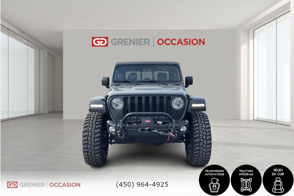 Jeep Gladiator Rubicon Cuir Pneus 37'' Look WoW Bas Kilométrage 2023 à Terrebonne, Québec - 2 - w1024h768px