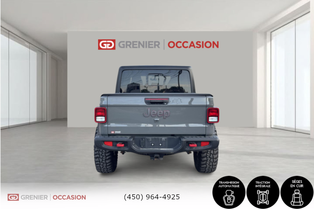 Jeep Gladiator Rubicon Cuir Pneus 37'' Look WoW Bas Kilométrage 2023 à Terrebonne, Québec - 5 - w1024h768px