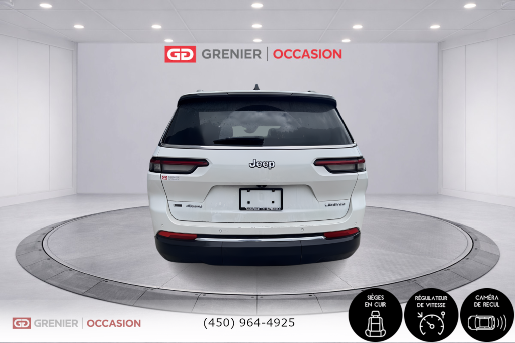 2021 Jeep Grand Cherokee L Limited Cuir Toit Panoramique 6 Passagers in Terrebonne, Quebec - 3 - w1024h768px
