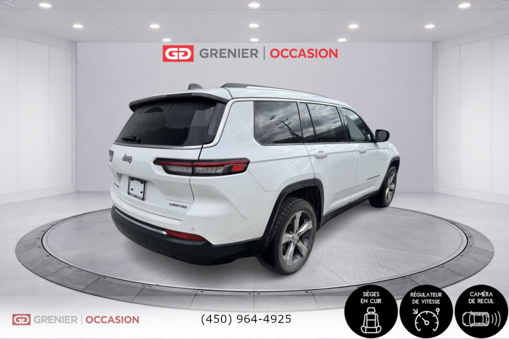 2021 Jeep Grand Cherokee L Limited Cuir Toit Panoramique 6 Passagers in Terrebonne, Quebec - 2 - w1024h768px