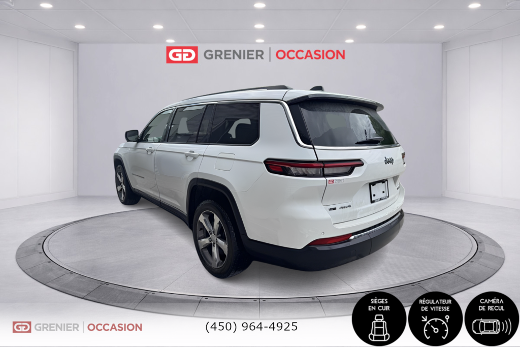 2021 Jeep Grand Cherokee L Limited Cuir Toit Panoramique 6 Passagers in Terrebonne, Quebec - 4 - w1024h768px