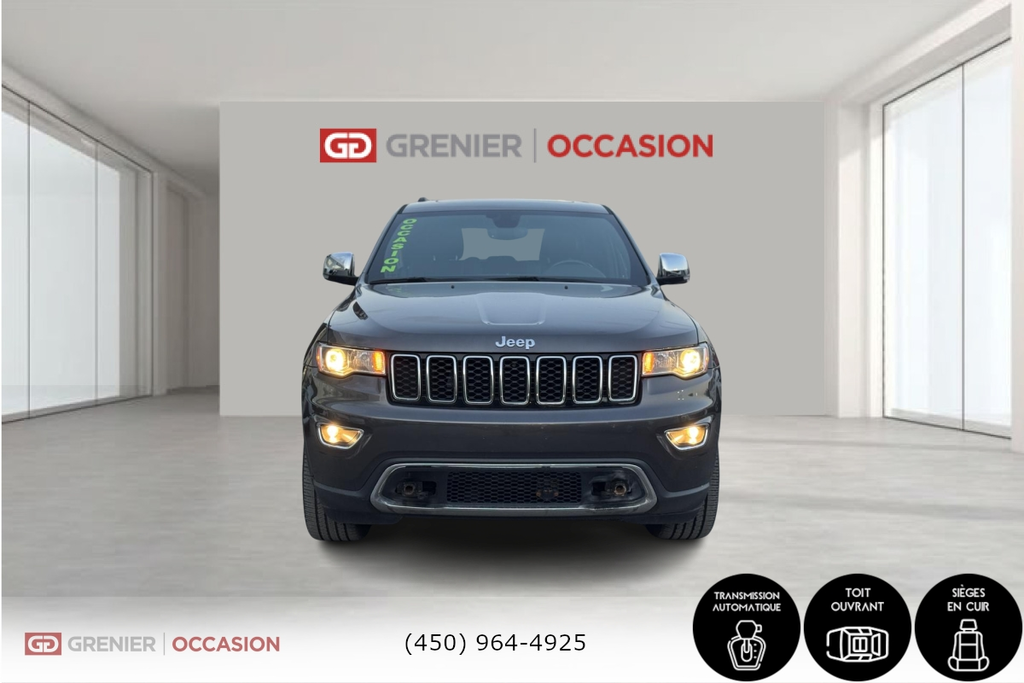 Jeep Grand Cherokee Limited Cuir Toit Panoramique 2020 à Terrebonne, Québec - 2 - w1024h768px